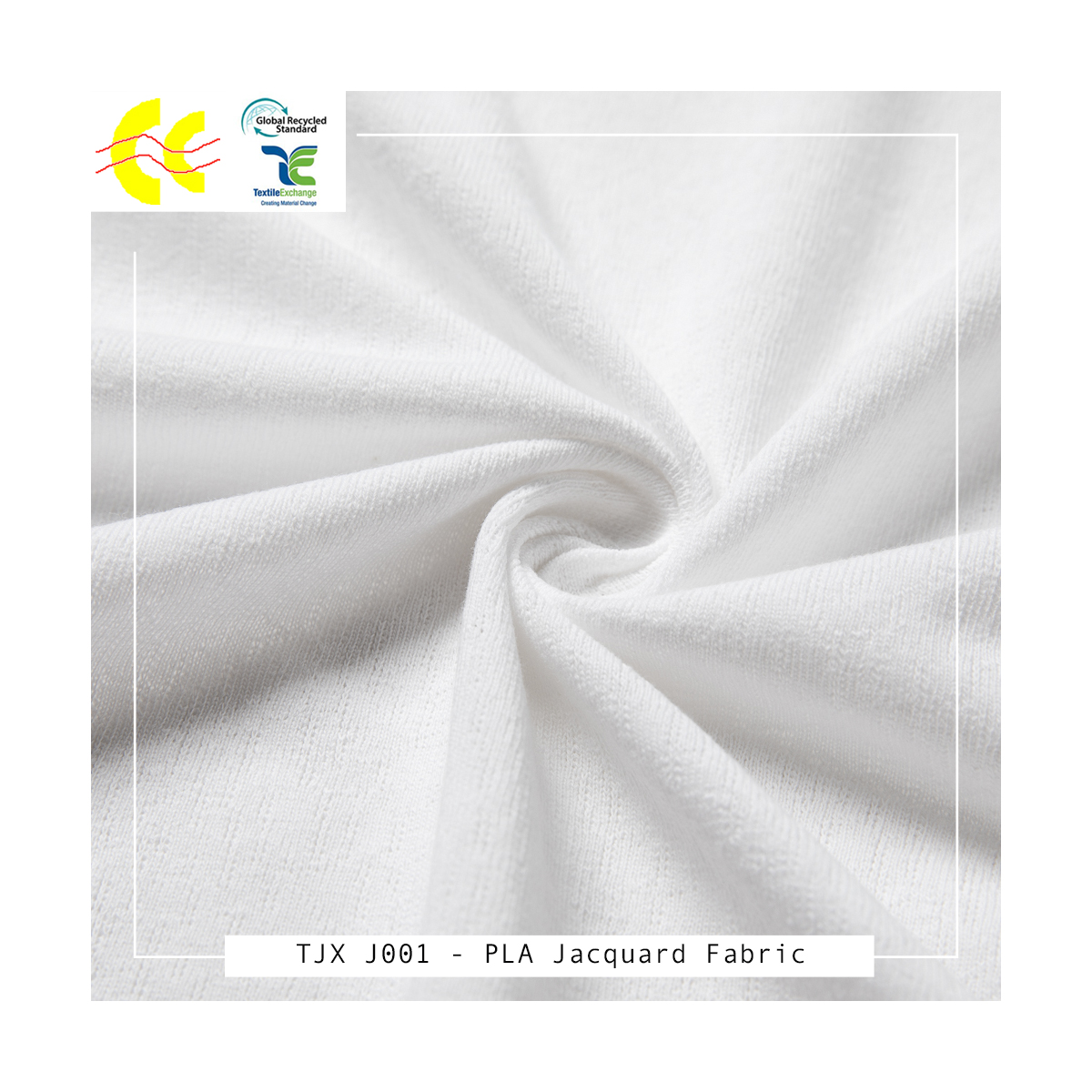 Best Selling Eco-friendly Degradable PLA Cotton Blended Jacquard Fabric For T-Shirt and Home Wear