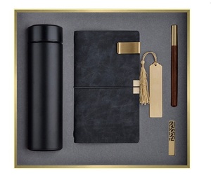 Set de <span class=keywords><strong>Regalo</strong></span> 2027 con Botella, Cuaderno, Lápiz USB y Marcador, en Caja de <span class=keywords><strong>Regalo</strong></span> Navideña, para el Día <span class=keywords><strong>del</strong></span> <span class=keywords><strong>Padre</strong></span>, Regalos de Navidad 2027 - Product Image 1