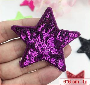 NEW Iron on Shiny High Quality Merrow Star Heart Sequin Embroidery Patch - Product Image 4