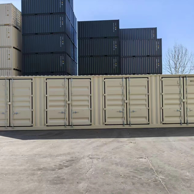 ISO Standard Qingdao Rayfore 40HCOS Side Access Container Brand New 40ft HC Marine Logistics Box