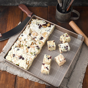 Snowflake Crisp Mold With Cutting Lines <b>Silicone</b> Baking <b>Tool</b> For Nougat Milk Candy Sachima Making - Product Image 2