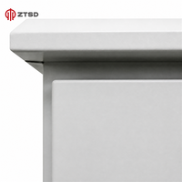 Boîtier de distribution d'alimentation en acier laminé à froid sécurisé sur mesure avec support rail DIN