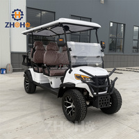 Voiturette de golf tout-terrain ZHOHO 6 places équipée de pneus tout-terrain de 14 pouces