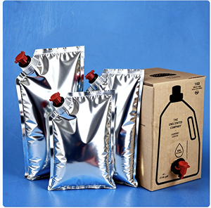 Contenedor de plástico de 5 litros, bolsa BIB en caja, bolsa de detergente <span class=keywords><strong>para</strong></span> ropa de gran capacidad, contenedor de agua de plástico <span class=keywords><strong>para</strong></span> bolsa de llenado - Product Image 4