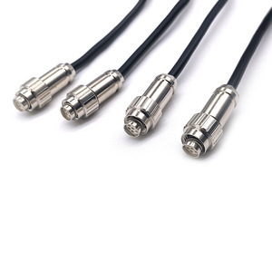 สายเชื่อมต่อกันน้ำ M12 ทองแดงบริสุทธิ์ ชุบนิกเกิล แบบตัวเมีย UL2464 26AWG 7 ขา สำหรับใช้กับตู้ PLC อุตสาหกรรม - Product Image 4