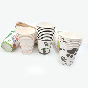 Vasos desechables para fiestas, 250 ml, gruesos, para uso comercial y doméstico, pedidos al por mayor disponibles, con logo impreso, Año del Dragón - Product Image 1