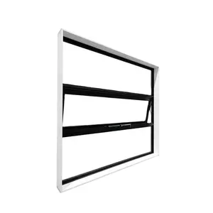 Toldo de vidrio de aluminio con sistema comercial australiano personalizado con control de cadena para ventanas residenciales de apartamentos