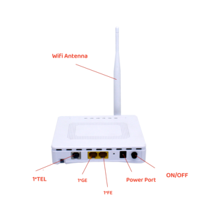 GL-X8002U-S 4-Port sợi quang ONT & onu với 5dBi Antenna Gain được sử dụng cho xpon epon GPON 4G 5G mạng FTTH 12V cung cấp điện - Product Image 1