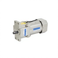 Moteur à engrenages compact à induction monophasé/triphasé 6W 750W 110V 380V à couple élevé avec frein et réducteur