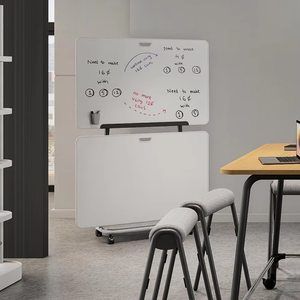 Magnetic Force Erasable Writing Board Meeting Room Divider Mobile <strong>Partition</strong> Whiteboard Movable Office Furniture - Product Image 2