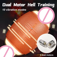 Masturbateur masculin à vibration électrique, 10 fréquences, type 'Rugby Trainer', 'Airplane Cup', Produits pour adultes MY-0272 8.5x15.5CM