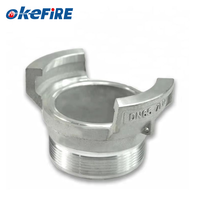 Raccord mâle en aluminium de type français Okefire DSP haute pression