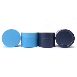 Customized Logo Matte Empty <b>Glass</b> Cosmetic Jar Lid Mini 15ml 20ml 30ml 50ml Face Cream Body Butter <b>Packaging</b> Plastic Screw Cap - Product Image 5