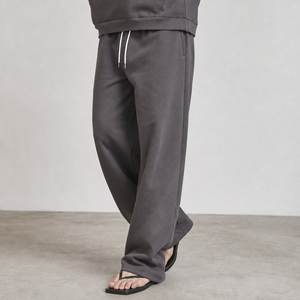 Women's 100% Cotton Hoodie Sweatpants Set Breathable Heavyweight <b>Knitted</b> Tracksuit Casual Streetwear Winter - Product Image 4