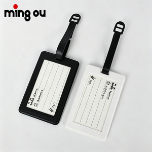 <span class=keywords><strong>Étiquettes</strong></span> de <span class=keywords><strong>bagages</strong></span> vierges en PVC/PET avec sangle réglable, prêtes <span class=keywords><strong>à</strong></span> être expédiées, impression UV personnalisée pour compagnies aériennes, cadeau pour passagers - Product Image 3