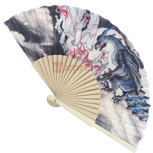 Abanico <span class=keywords><strong>de</strong></span> <span class=keywords><strong>mano</strong></span> <span class=keywords><strong>de</strong></span> tela <span class=keywords><strong>de</strong></span> madera plegable español impreso personalizado plegable y pintado para recuerdos <span class=keywords><strong>de</strong></span> boda al por mayor - Product Image 4