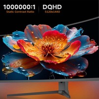 Moniteur de jeu ultra-large incurvé de 49 pouces, 5120x1440 DQHD, 165 Hz, VA, 1 ms, 1500R, 32:9, 300 cd/m2 pour PC Gaming et bureau