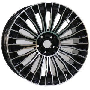 Nouvelles jantes en alliage forgées à flux continu, personnalisées OEM, noires, à face usinée, multi-rayons, 18-<span class=keywords><strong>22</strong></span> pouces, 5x112/120, pour voitures particulières et SUV - Product Image 6
