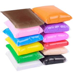 Arcilla de Modelar Ultraligera en Bolsa Grande de 1000g, No se Desvanece, Pegajosa, 24 Colores, Unisex, Animación - Product Image 2