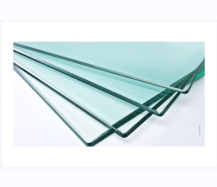 12mm clear tempered heat resistant glass toughened laminated print safety fireproof balcony glass price for building