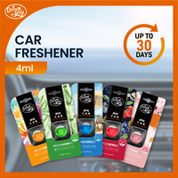Diffuseur de parfum liquide de luxe Ocean Breeze 4ml pour voiture, clip de ventilation moderne pour climatiseur, en plastique, sans électricité requise