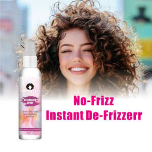 Spray Desenredante para Cabello Natural y Orgánico al por Mayor OEM, Spray Anti-Frizz, Hidratante y Brillante, Acondicionador sin Enjuague para Cabello Rizado, MOQ - Product Image 4