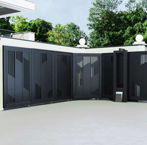 <span class=keywords><strong>Portail</strong></span> <span class=keywords><strong>coulissant</strong></span> automatique de sécurité pour allée, en aluminium découpé au <span class=keywords><strong>laser</strong></span>, pour clôture de jardin électrique - Product Image 4