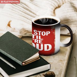 Mug à sublimation vierge 11oz en céramique, tasse magique activée par la chaleur pour design DIY - Product Image 3