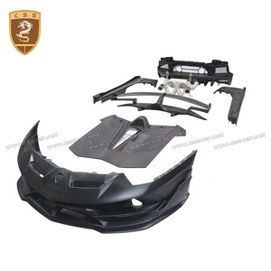 Kit de carrosserie de capot de coffre de spoiler arrière de jupes latérales de pare-chocs avant en Fiber de carbone forgé pour <span class=keywords><strong>Lamborghini</strong></span> <span class=keywords><strong>Aventador</strong></span> LP700 SVJ Bodykit - Product Image 1