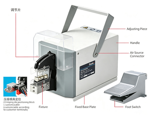 Herramienta de crimpado neumática <span class=keywords><strong>FEK</strong></span> 6-4, máquina automática para crimpar terminales de tubo, 1 año de garantía - Product Image 4