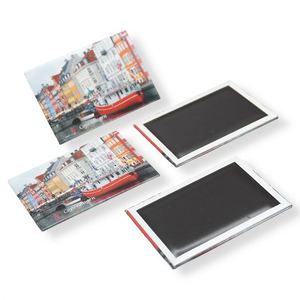 Aimants de réfrigérateur en étain vintage personnalisés avec logo pour collection de souvenirs - Product Image 1