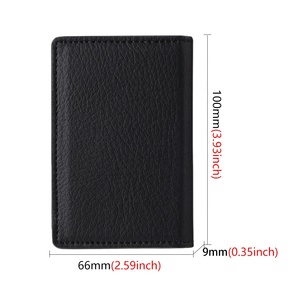 Portefeuille magnétique à trois volets CASEKEY Business Minimalist en cuir PU avec blocage RFID et porte-cartes escamotable - Product Image 6