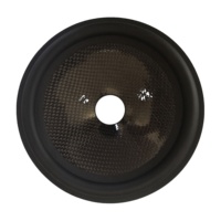 Haut-parleur passif SPRHYTHM 8 pouces à cône en aluminium et bord en caoutchouc, 6 ohms, certifié RoHS, personnalisable, pour home cinéma et karaoké