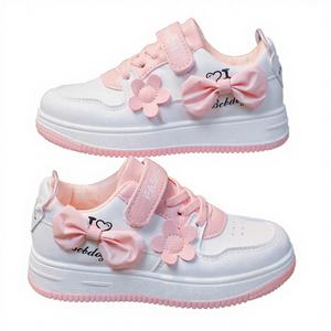 Girls' Spring and Summer New Style School Student Casual <b>Running</b> <b>Shoes</b> with Cushioning and Soft Lining - Product Image 4
