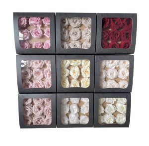 Vente en gros de grandes têtes de roses éternelles préservées, type marguerite, pour bouquets de mariage, décoration intérieure et fête des Mères - Product Image 1