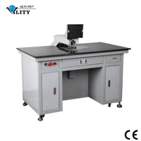 Machine de poinçonnage de trous semi-automatique à vision CCD Vility haute précision 1 kW, moteur mécanique 220 V, modèle VT015 pour film PVC