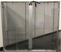 Écran LED transparent en verre TOPLED 800-1500CD, luminosité élevée, P3.91-7.81, intérieur