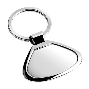 Llavero con Brújula de Estilo Moderno en Forma de Triángulo, Aleación y Acero Inoxidable con Impresión Offset, Varios Colores Disponibles - Product Image 1