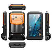 Funda de Lujo para Teléfono 2026, Tipo Flip, de TPE y PC, Sumergible, con Cordón, Resistente al Agua y a Impactos, para 17, 15, 14, 13 Pro Max