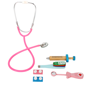Stéthoscope Jouet en Gros pour Enfants - <span class=keywords><strong>Jeu</strong></span> <span class=keywords><strong>de</strong></span> Simulation <span class=keywords><strong>de</strong></span> Médecin Amusant pour Enfants - Jouet Médical Éducatif en Bois pour <span class=keywords><strong>Jeu</strong></span> <span class=keywords><strong>de</strong></span> <span class=keywords><strong>Docteur</strong></span> Familial - Product Image 2