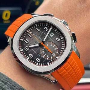 Reloj Automático de Lujo para Hombre, Diseño de Granada, Movimiento Mecánico, Correa de Caucho y Acero Inoxidable - Product Image 6