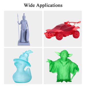 ELEGOO-Impresora 3D gris, resina lavable en agua, curado rápido UV, 405nm, LCD, fotopolímero estándar para impresoras 3D - Product Image 2