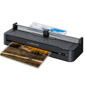 Laminatrice Foska A3 A4 in Plastica con 2 Ruote e Taglierina, Macchina per Laminazione a Caldo per Ufficio - Product Image 1