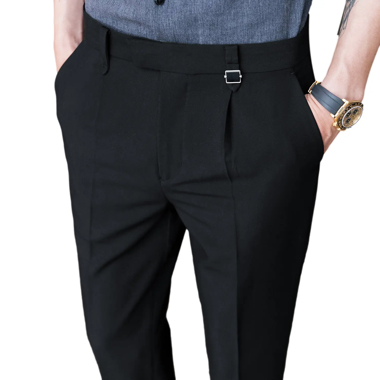 Boutique Custom Men's Skinny Pants & Trousers Slim Fit Business Formal Office Suit Pants Men