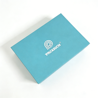 Boîte rigide en papier kraft biodégradable à fermeture magnétique haut de gamme avec logo personnalisé pour l'emballage de cadeaux, jouets ou vêtements