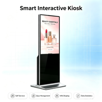 Kiosco Digital Interactivo con Pantalla Táctil IR de 43 Pulgadas, FHD, Android 11, Señalización Publicitaria, Compatible con Actualización de Programas por USB