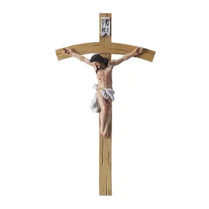 Wholesale Jesus Nailed On The Cross Relife Resin Wall Art 3D Relief Accessories And Craft Supplies