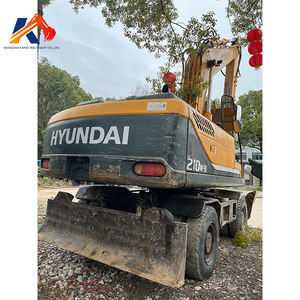 Excavatrices sur pneus Hyundai 210w-9 d'occasion de Corée de haute qualité - Product Image 3