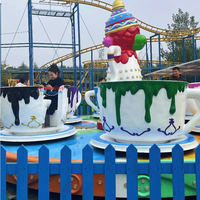 Manège familial de tasses à café rotatives pour fête foraine à vendre