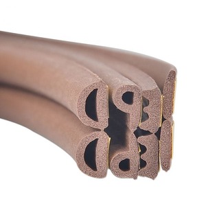 Bandes d'étanchéité en <span class=keywords><strong>mousse</strong></span> de caoutchouc EPDM autocollantes au design moderne, formes D/E/I/P, pour portes, anti-poussière et insonorisation, avec garantie d'un an - Product Image 2